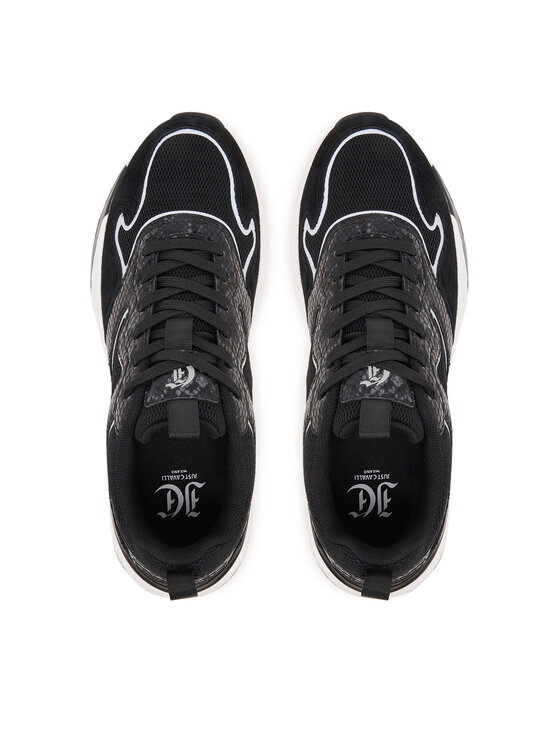 Just Cavalli Just Cavalli Sneakersy Fondo Nevada Dis 2 79QA3SD1 ZSD37 Czarny