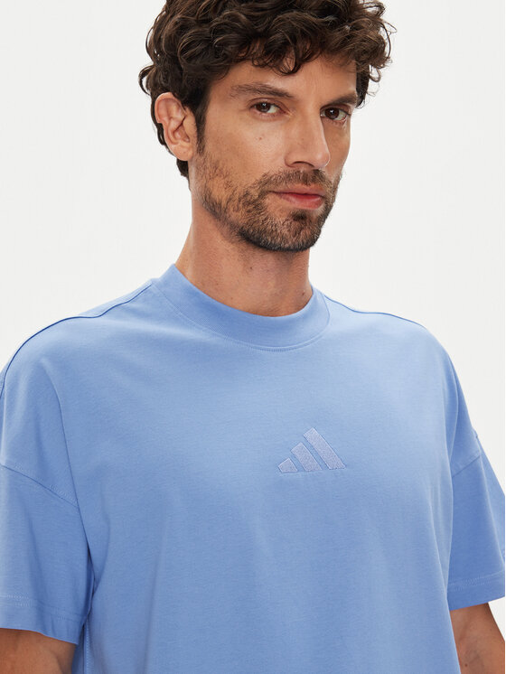 adidas adidas Majica ALL SZN JX5084 Modra Loose Fit