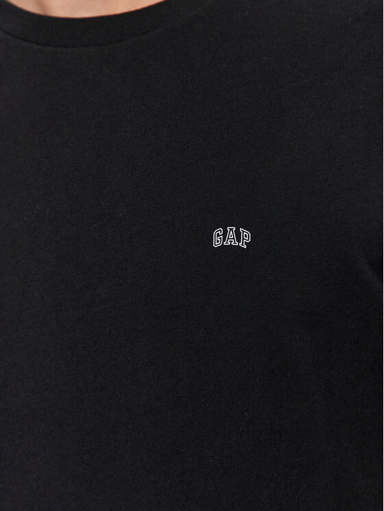 Gap Gap T-krekls 753766-00 Melns Regular Fit