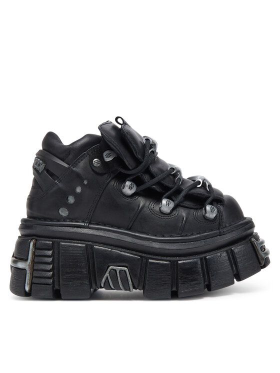 NEW ROCK Sneakersy M-106-S112 Čierna