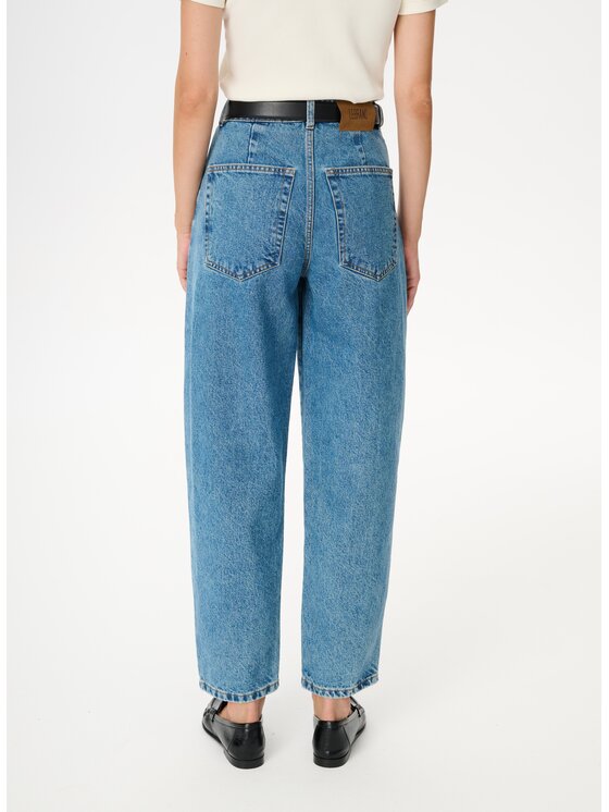 LEBRAND LEBRAND Jeansy Silo Niebieski Baggy Fit