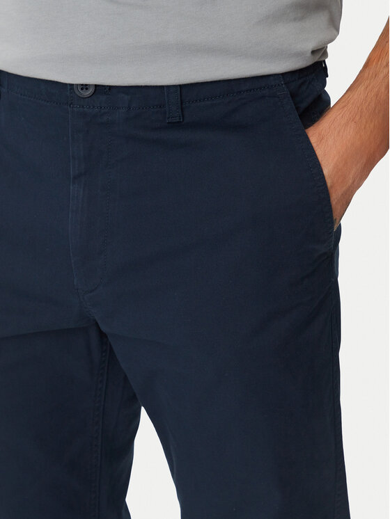 Calvin Klein Jeans Calvin Klein Jeans Hlače iz tkanine LV04RF618G Mornarsko modra Slim Fit