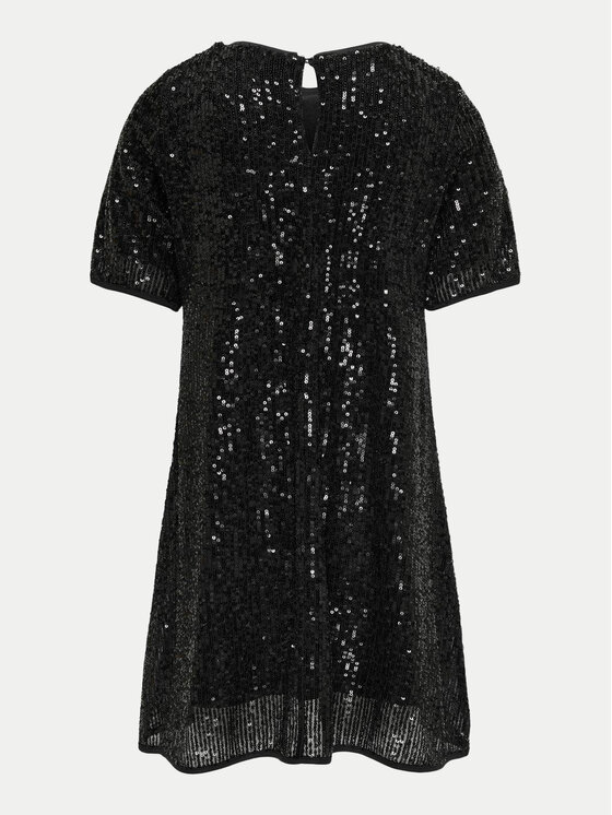 Kids ONLY Kids ONLY Sukienka elegancka 15338538 Czarny Loose Fit