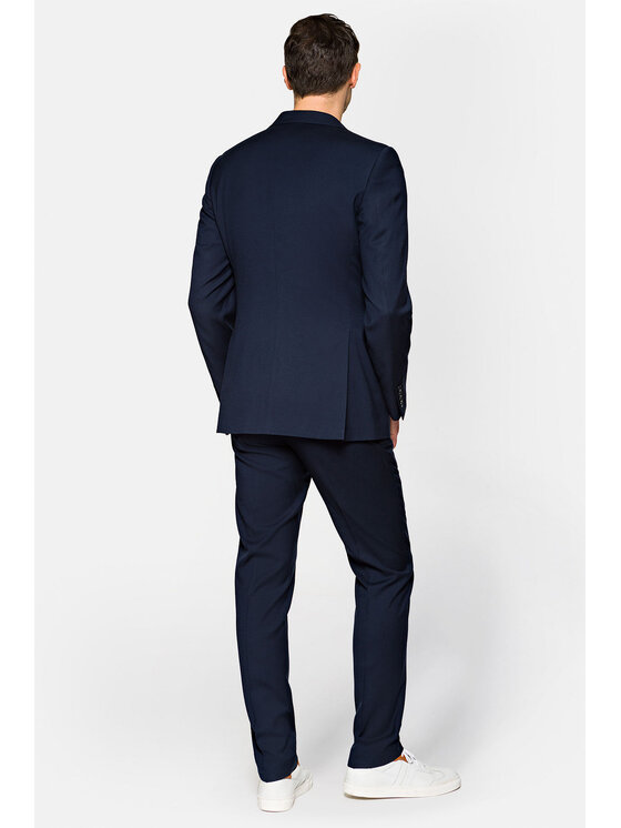 Lancerto Lancerto Garnitur Hoover Granatowy Regular Fit