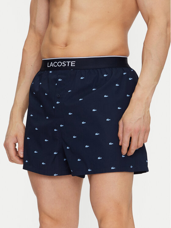 Lacoste Lacoste Set di 3 boxer 7H1283 Blu scuro