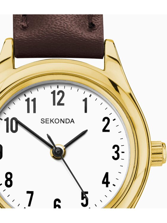 Sekonda Sekonda Zegarek 40714 Brązowy