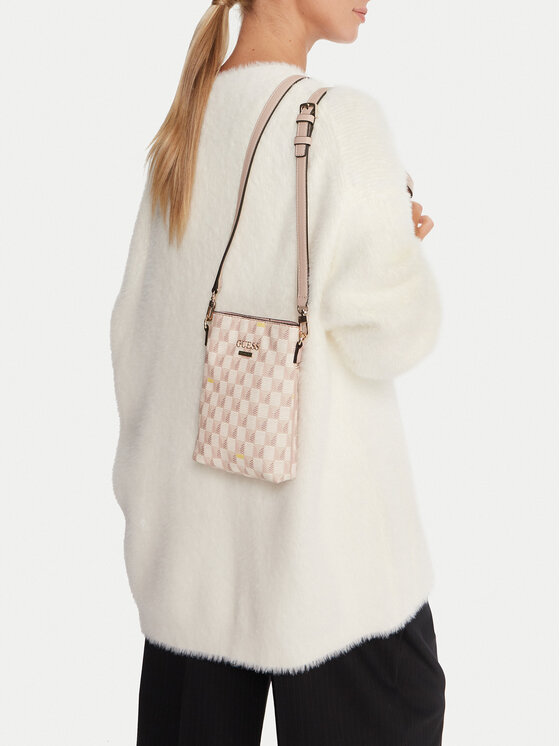 Guess Guess Taška na telefón TWLW9676015 Béžová