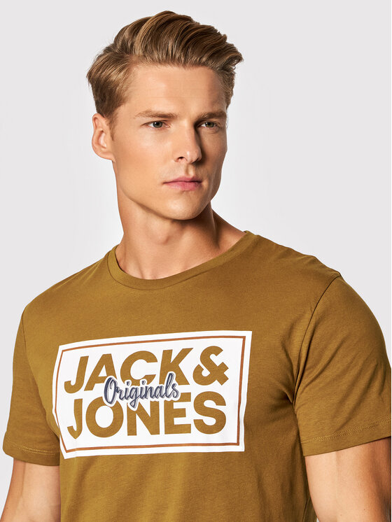 T-shirt Tapes 12196583 Marrone Standard Fit