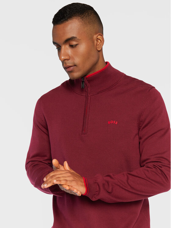 Maglione Zitom_W22 50475096 Bordeaux Regular Fit