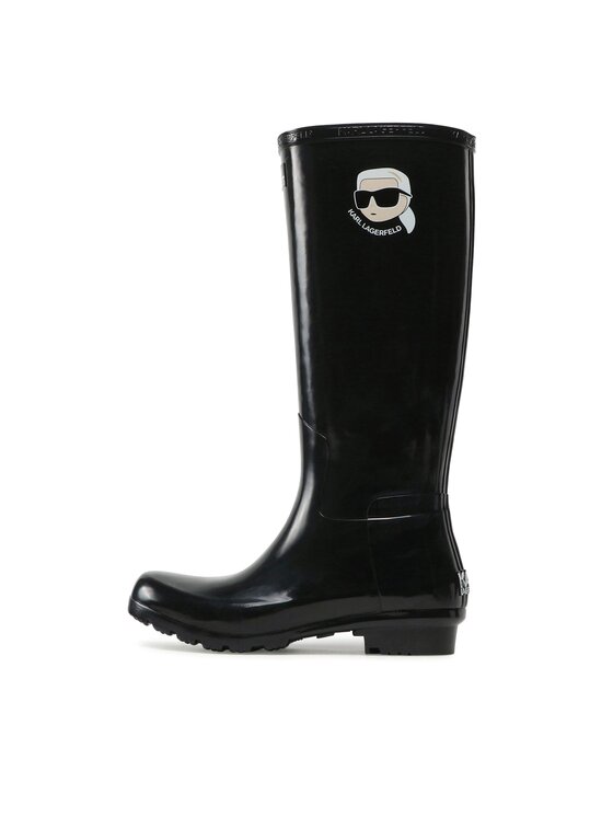 KARL LAGERFELD KARL LAGERFELD Гумени ботуши KL47090N Черен