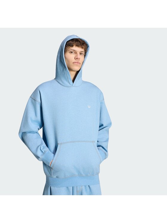 adidas adidas Bluza 165419 Niebieski jasny Loose Fit
