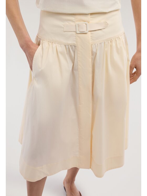 Trussardi Trussardi Spódnica midi 1186A000667N011 Biały Regular Fit