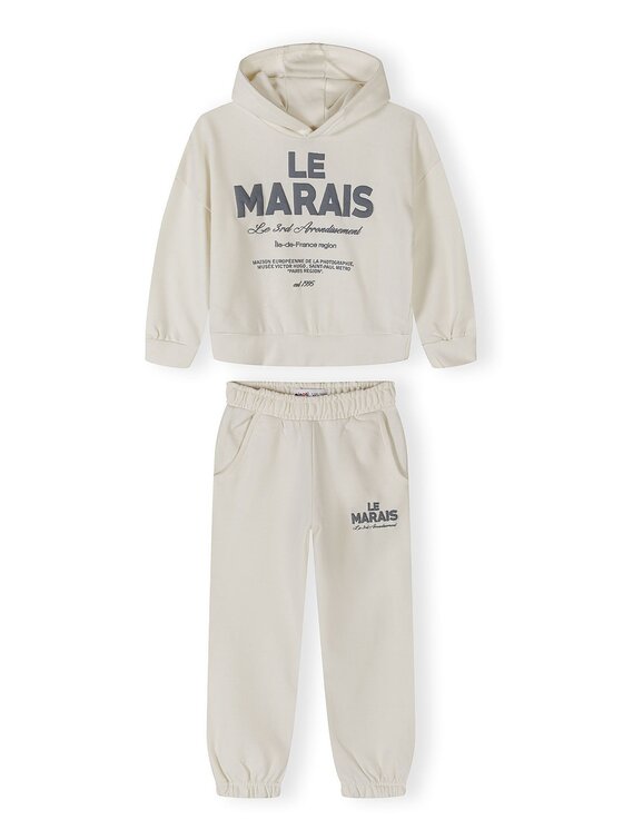 minoti minoti Zestaw 30FLEECE159 Écru Regular Fit