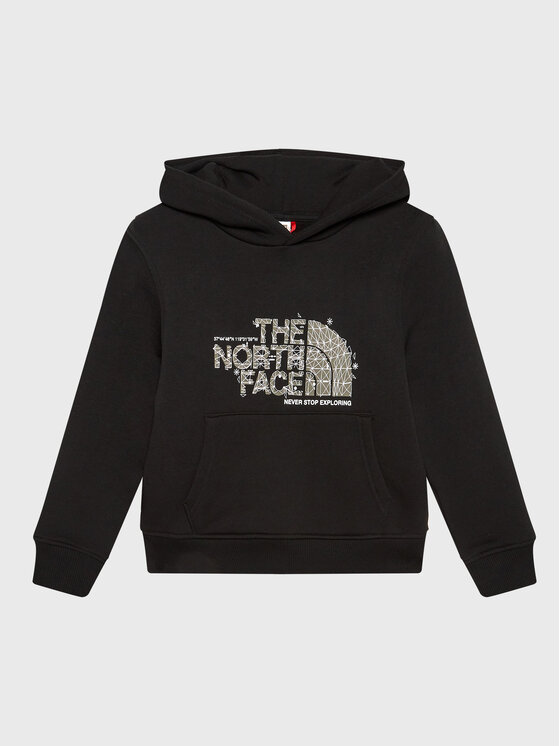 The North Face Džemperis ar kapuci Drew Peak NF0A7X55 Melns Regular Fit