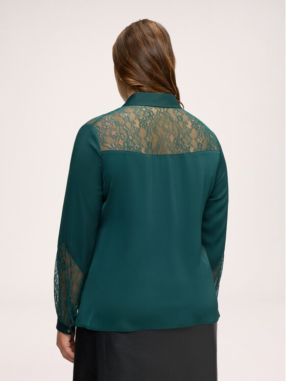 Fiorella Rubino Fiorella Rubino Camicia 5039T001573N035 Verde Regular Fit