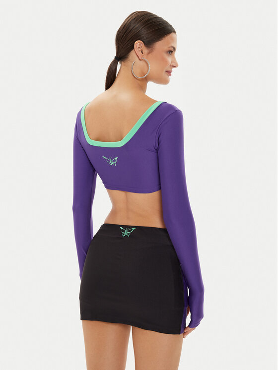 Puma Puma Majica DUA LIPA 536634 Ljubičasta Slim Fit