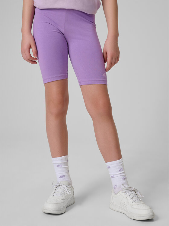 4F 4F Kolarki BASIC+ Fioletowy Regular Fit