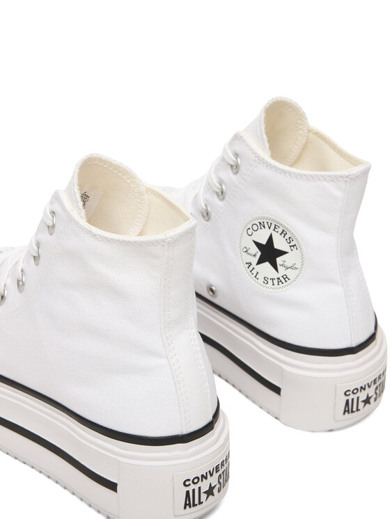 Converse Converse Кецове Chuck Taylor All Star Lift Double Stack A12976C Бял