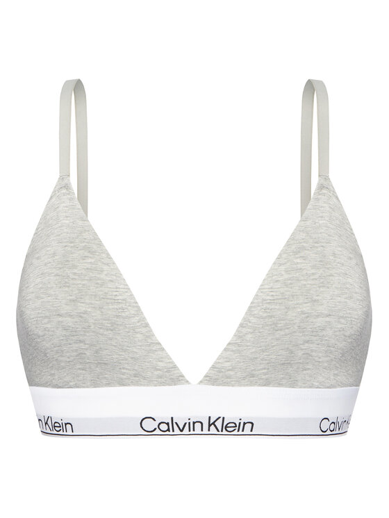 Calvin Klein Underwear Calvin Klein Underwear Podprsenka Bralette LV00QF8498 Sivá