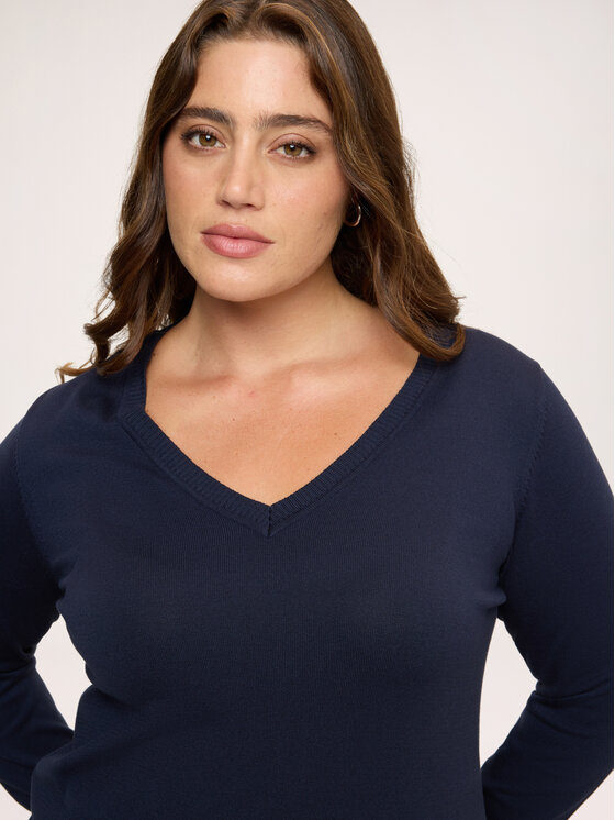 Fiorella Rubino Fiorella Rubino Sweter M273L008555N034 Niebieski Regular Fit