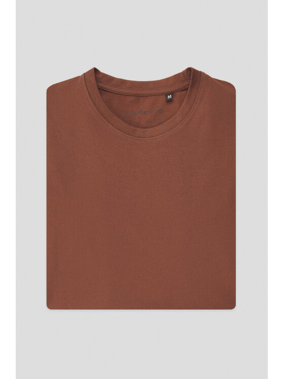 Lancerto Lancerto T-Shirt Jeffrey TS073125000003 Beżowy Regular Fit