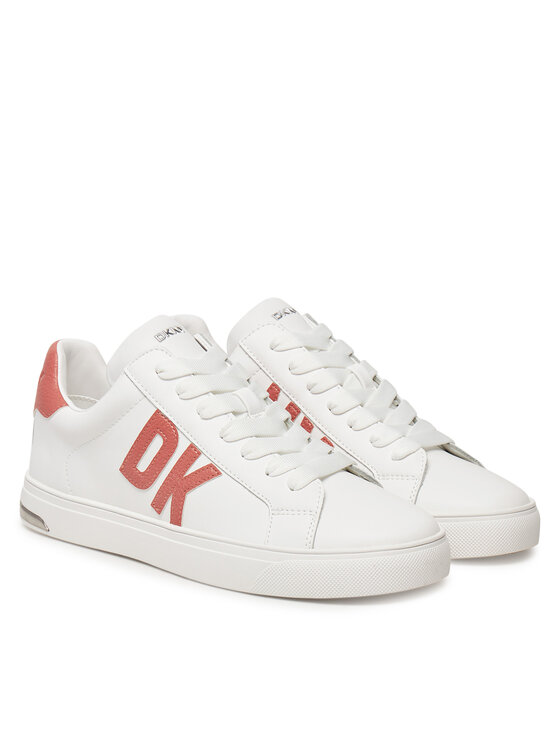 DKNY DKNY Sneakersy Abeni Lace Up Sneaker K1300916 Biały