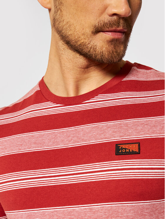 T-shirt Flame 12185087 Rosso Slim Fit