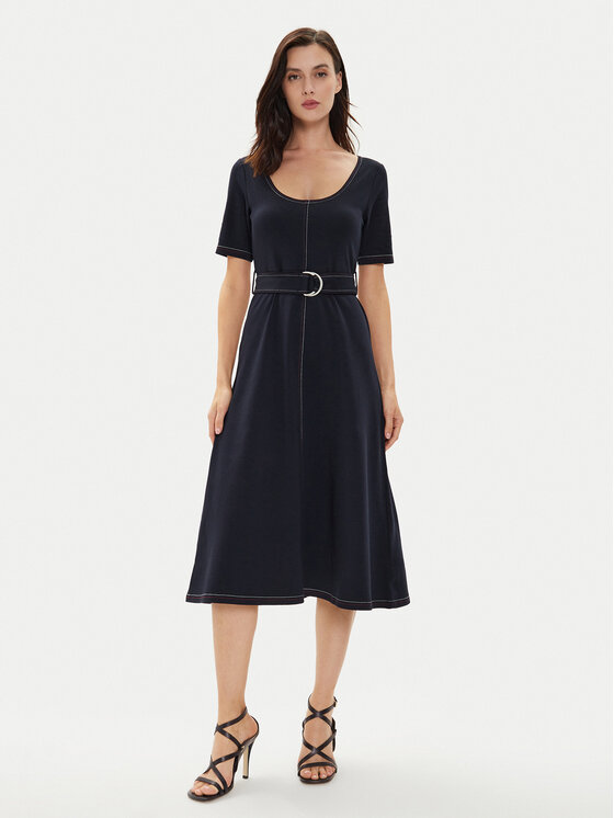 Tommy Hilfiger Tommy Hilfiger Ежедневна рокля WW0WW42431 Тъмносин Regular Fit