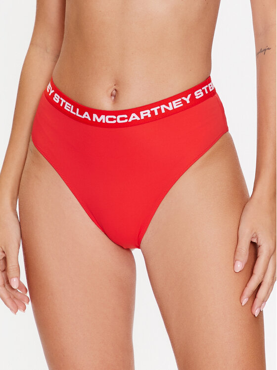 Stella McCartney Bikini apakšdaļa Logo Classic S7B2C1890.63012 Sarkans