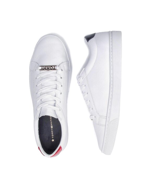 Tommy Hilfiger Tommy Hilfiger Sneakersy Essential Sneaker FW0FW03682 Biela