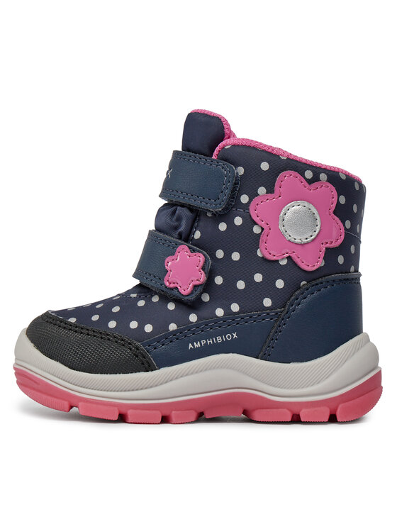 Geox Geox Čizme za snijeg B Flanfil Girl B Abx B363WB 0MNBC C4268 M Tamnoplava
