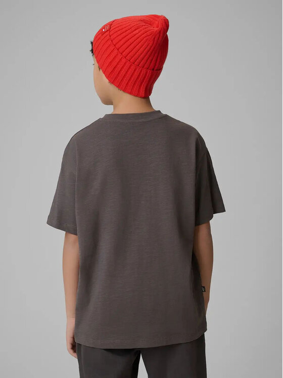 4F 4F T-Shirt 4FJWSS26TTSHM2817-22 Szary Active Fit