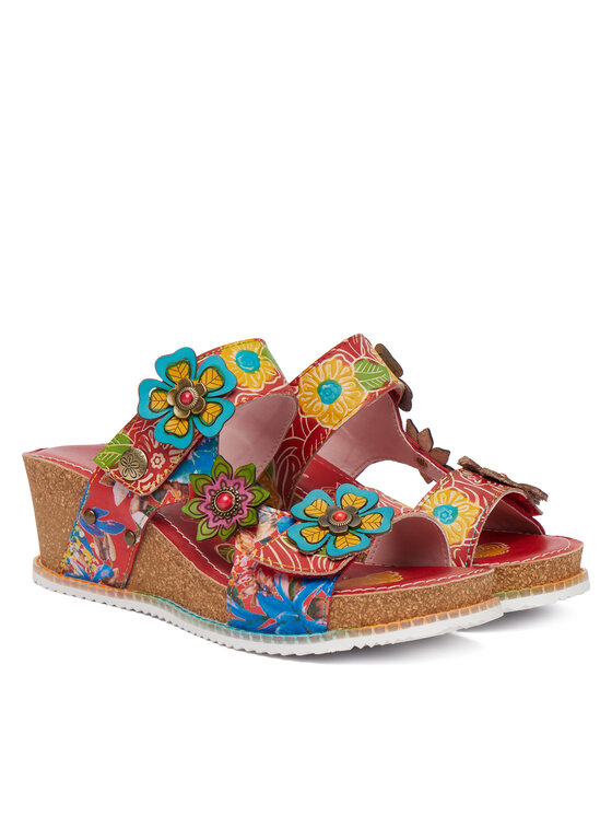 Laura Vita Laura Vita Шльопанці Bonito 31 Червоний