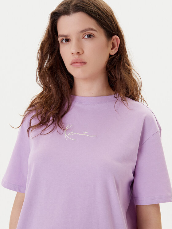 Karl Kani Karl Kani T-Shirt Cherry Print PD00005461 Fioletowy Oversize