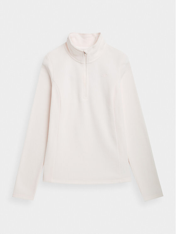 4F 4F Termoprádlo vrchní části 4FAW23UFLEF031 Écru Slim Fit
