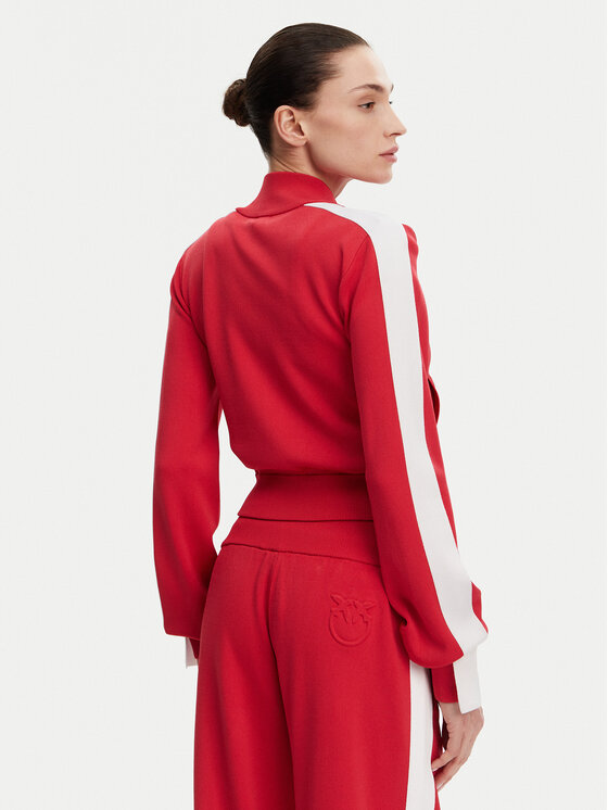 PINKO PINKO Felpa Wellington Maglia 104738 A2FQ Rosso Regular Fit
