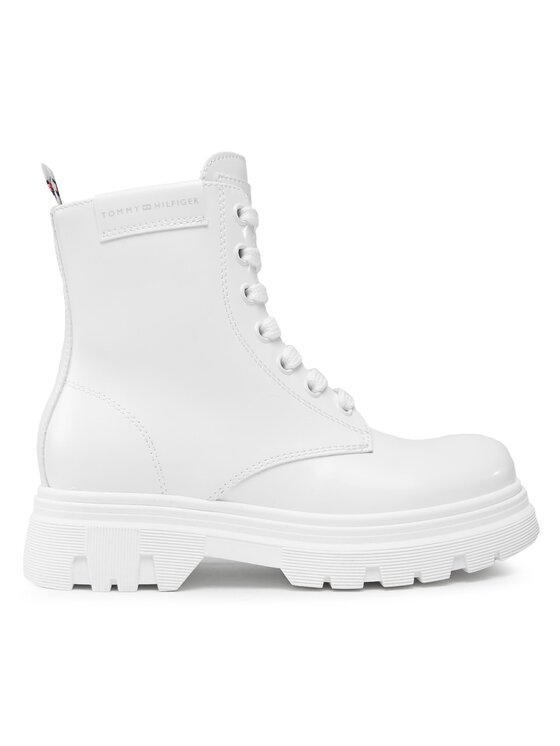 Tommy Hilfiger Tommy Hilfiger Μπότες T4A5-33039-1453 M Λευκό