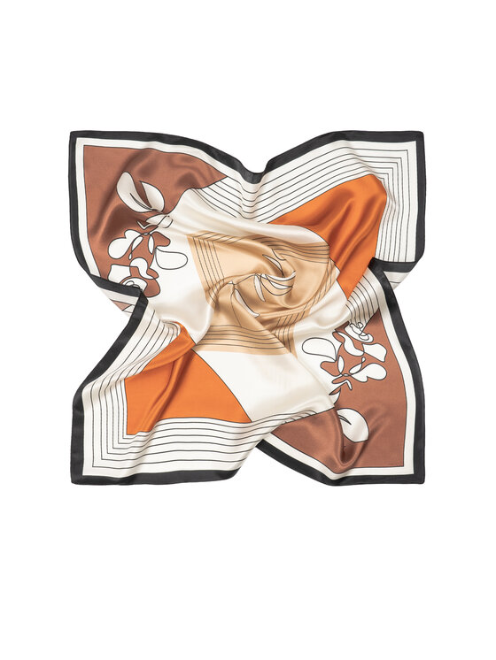 ALLORA BE UNIQUE ALLORA BE UNIQUE Apaszka 100% silk Brązowy