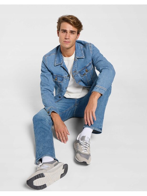 Lee Lee Jeansy Daren Zip Fly Niebieski Regular Fit
