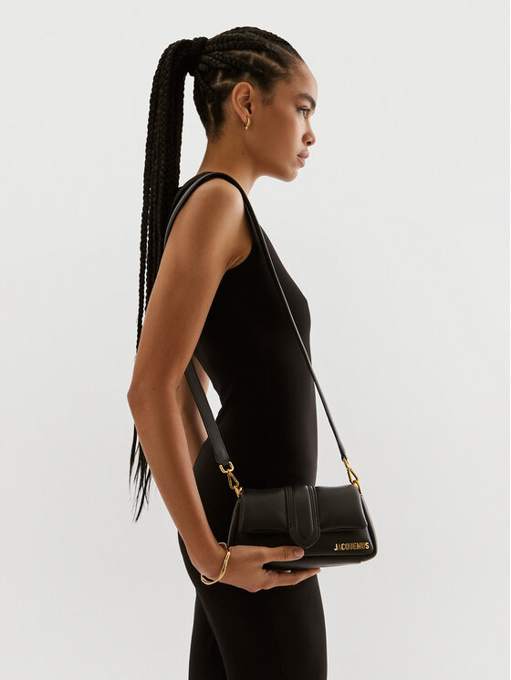 JACQUEMUS JACQUEMUS Käekott Le Petit Bambimou 233BA335-3073 Must