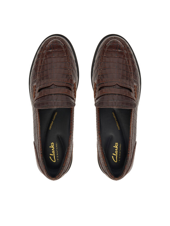 Clarks Clarks Félcipő Straven2 Penny 26327145 Barna
