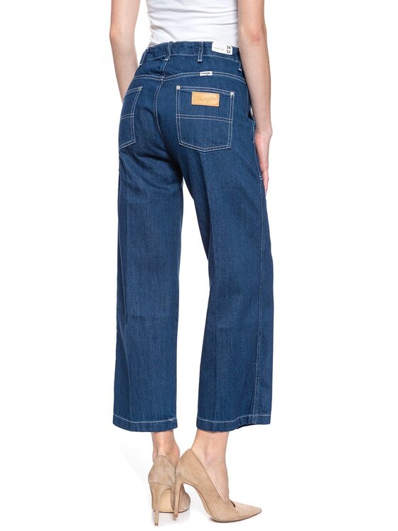 Wrangler Wrangler Jeansy CARPENTER PANT Niebieski Loose Fit