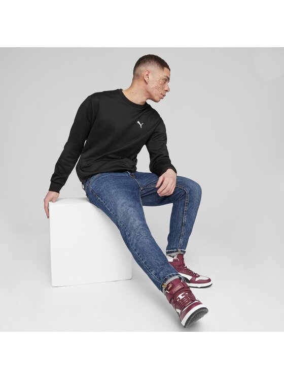 Puma Puma Bluza Open Road Crew DK Czarny Regular Fit
