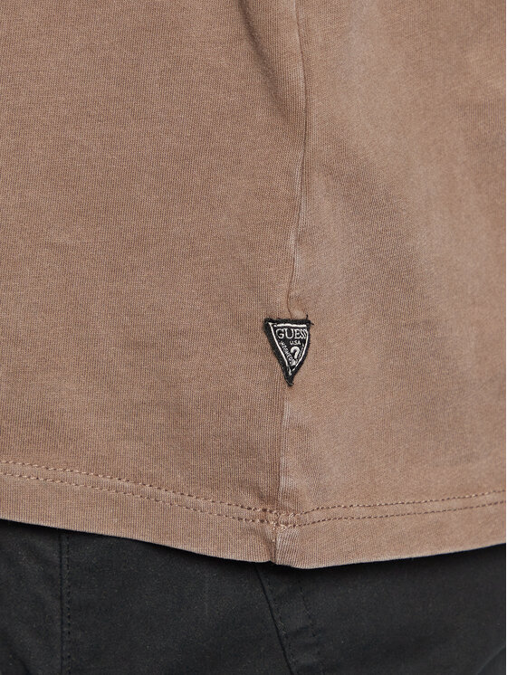 Guess Guess T-särk Queen M3RI1U KBDL0 Pruun Regular Fit