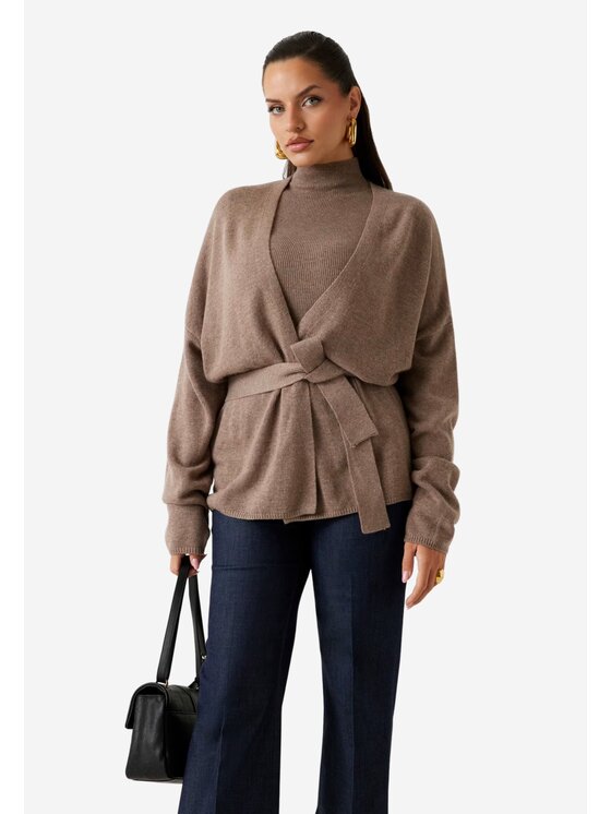 GUESS BY MARCIANO GUESS BY MARCIANO Cardigan Cardigan afrah kimono over Beige Regular Fit