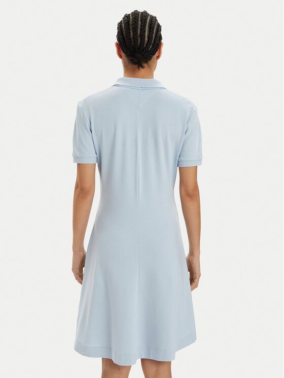 Tommy Hilfiger Tommy Hilfiger Rochie de vară WW0WW41567 Albastru celest Regular Fit