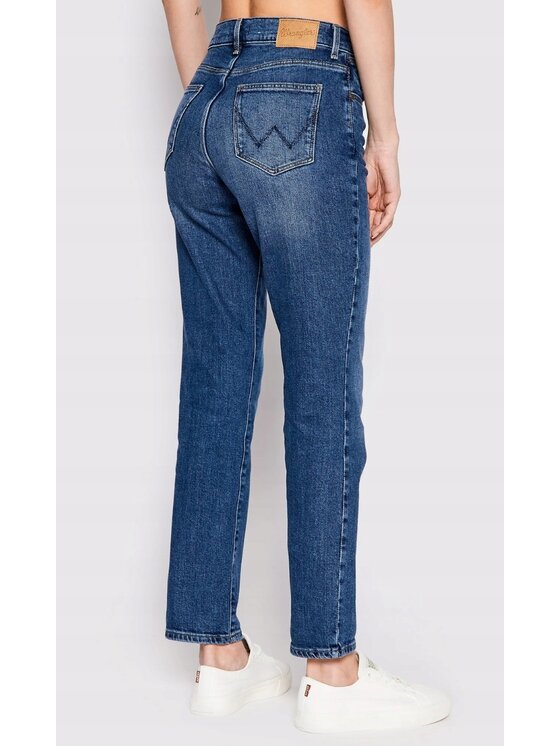 Wrangler Wrangler Jeansy Straight 658 Niebieski Straight Fit
