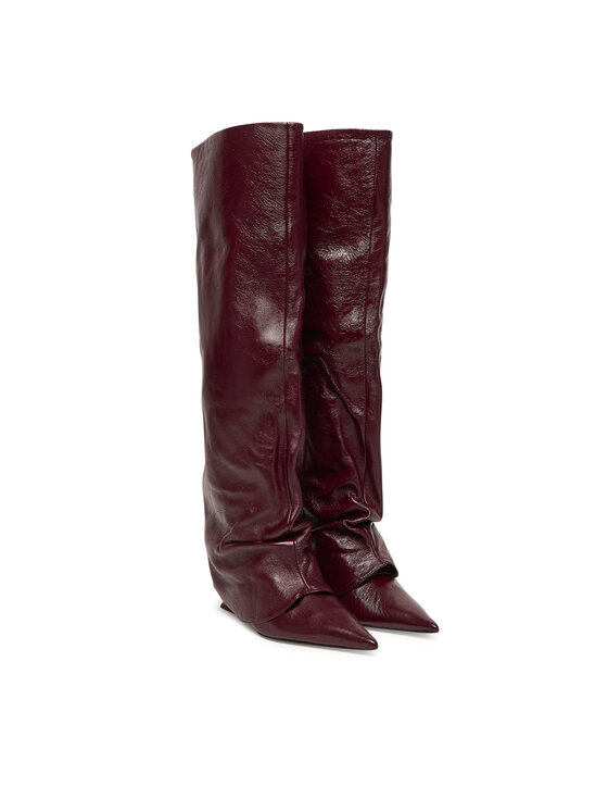 Naked Wolfe Naked Wolfe Stiefel Stated Dunkelrot
