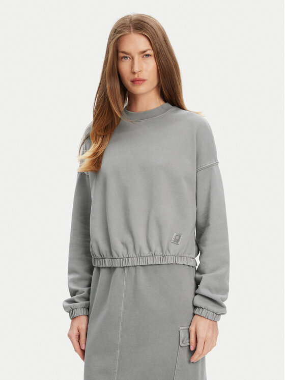 United Colors Of Benetton United Colors Of Benetton Mikina 39BLD109O Šedá Regular Fit