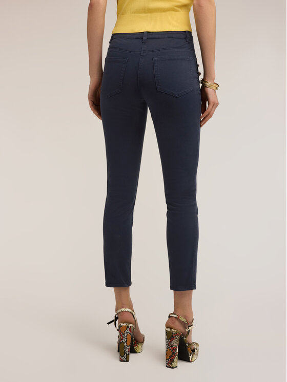 Motivi Motivi Pantaloni di tessuto P709Q004494N034 Blu Slim Fit